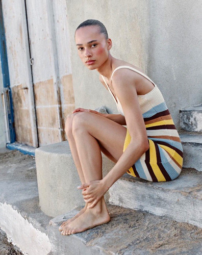 Bnwt zara short striped knit - bnwt,