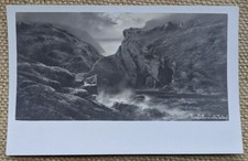 Elmer Keene Tintagel King Arthur's Castle, Cornwall, Charles Worcester Postcard 