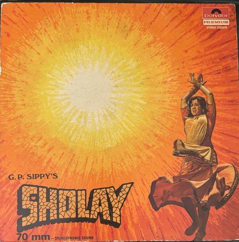Sholay vinyl record - sholay,