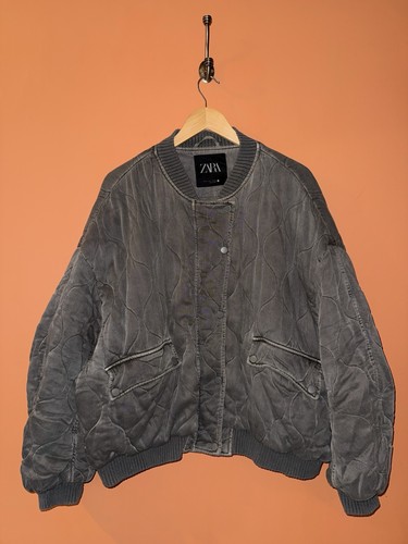 Zara quilted bomber jacket - zara,