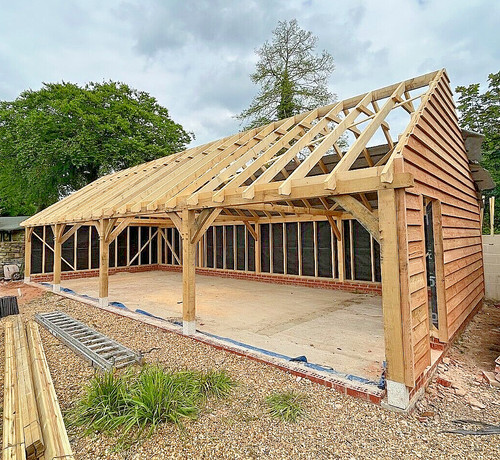 Prefab oak fronted four - prefab, bay