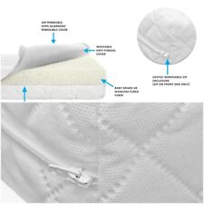Crib Cot Mattress 90x40 / 89x38 Soft Extra Thick Zip Cover ,No Mattress Folding