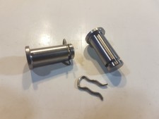 LATER TYPE FORD DOOR CHECK STRAP PINS MK1 MK2 ESCORT MK3 CAPRI STAINLESS STEEL