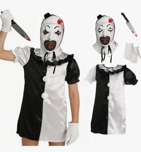 Kids clown costumes 4pcs - costumes,,