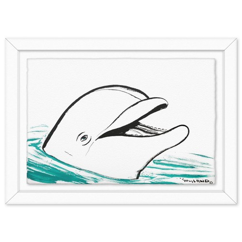 Wyland original sumi ink - wyland-,