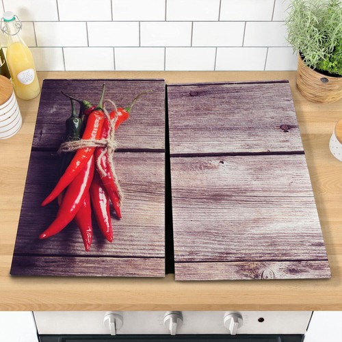 Set glass chopping board - of,