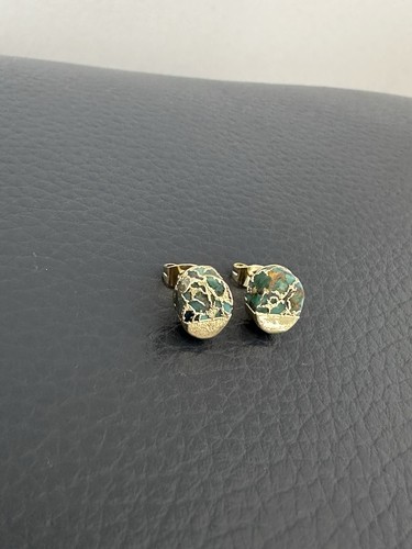 Genuine turquoise stud - turquoise,