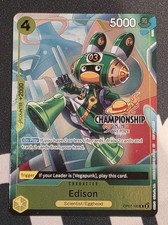 One Piece Card - Edison - OP07-100 - Championship 24-25 - Promo Prize - English