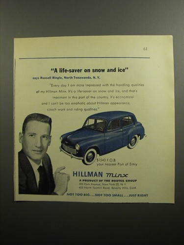1951 hillman minx - hillman,