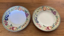 2 Tunisie Porcelaine Rimmed Soup Bowls La Rose Des Sables Pate De Limoges 8.75”