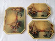 VINTAGE Set of 3 Cardboard