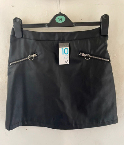 Primark black faux leather - primark,