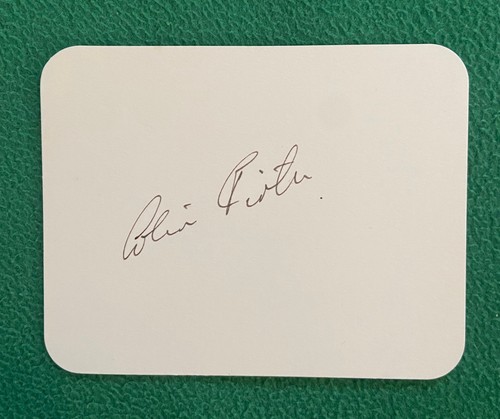Colin firth signed white - colin,