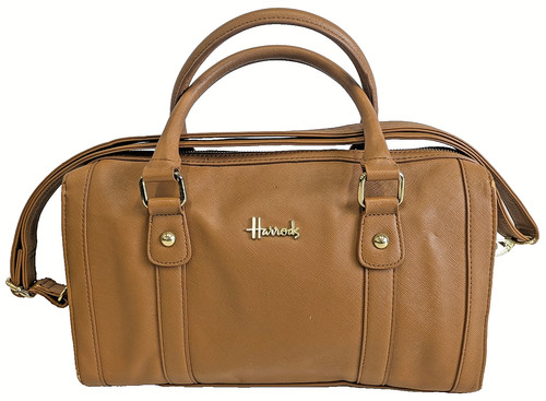 Vintage harrods tan leather - vintage,