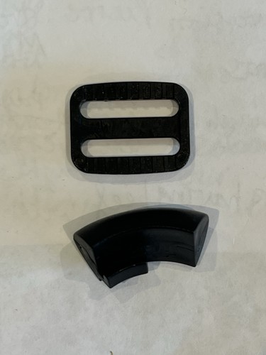 Silver cross pop harness clip - silver,
