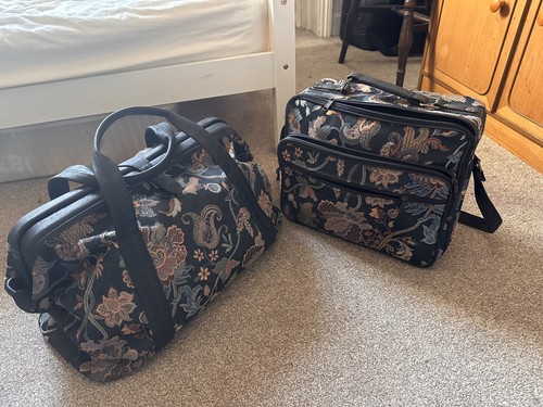 80s vintage large floral - 80s,