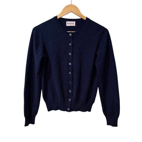 Brora cashmere cardigan womens - cashmere,