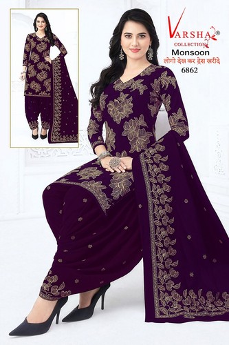 Designer crepe indian - crepe,