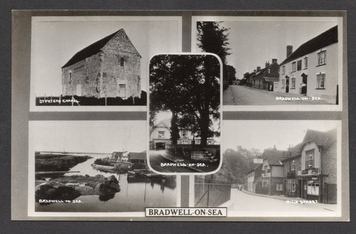 Postcard bradwell sea nr - bradwell,