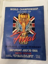 1966 World Cup Final Programme