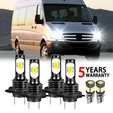 For Mercedes Sprinter 2006-2020 H7 White CSP LED Headlight Bulbs 501 Upgrade kit
