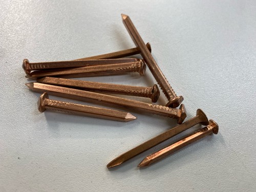 Copper nails rosehead - copper,