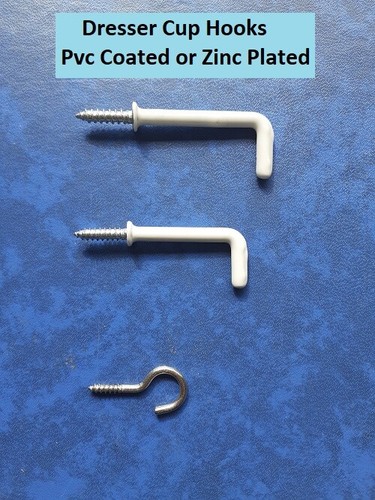 Dresser cup hooks shaped - dresser, l