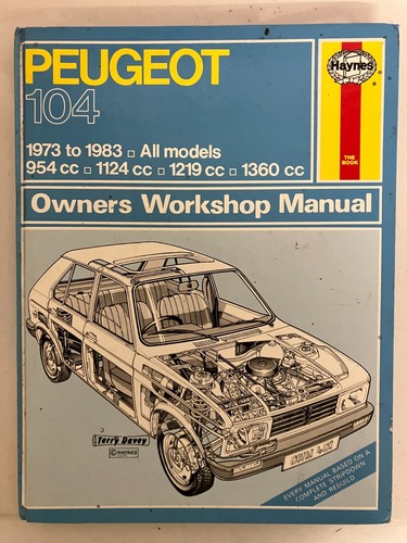 Haynes manual peugeot 104 - haynes, all