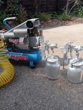 VEVOR Spray Paint Pressure Pot Tank 10L/2.5gal 1.5mm+4.0mm Nozzles Dual SprayGun