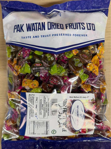 Sour fruity toffee tangy - fruity,