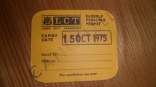 LEEDS CITY TRANSPORT ELDERLY