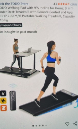 Todo walking treadmill with - todo, 9%