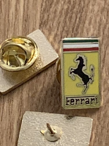 Ferrari enamel lapel - ferrari,