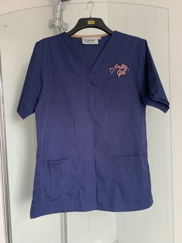 Nurse navy scrubs tunic with - nurse,