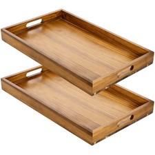 2 Pack 17 x 12 Inch Acacia