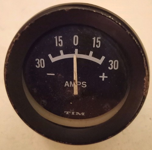 Tim classic car - amps, gauge
