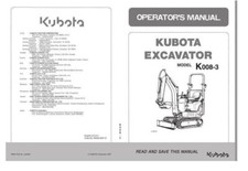 Kubota K008-3 Excavator