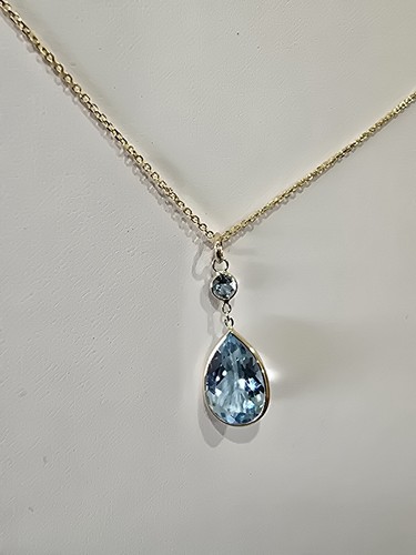 14k yellow gold necklace - yellow,