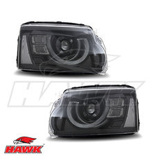 LED HEADLIGHT DEFENDER STYLE LIGHT PAIR FOR LAND ROVER DISCOVERY 4 L319 09-16