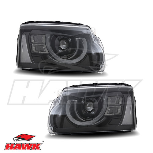Led headlight defender style - headlight,