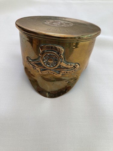 Ww1 trench art brass pdr - trench, 18