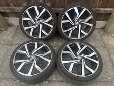 GENUINE VOLKSWAGEN VW BRESCIA 19 INCH GOLF R GTI GTD ALLOY WHEELS MK7.5/ OEM 