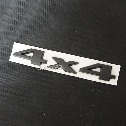4x4 black matte metal - black,