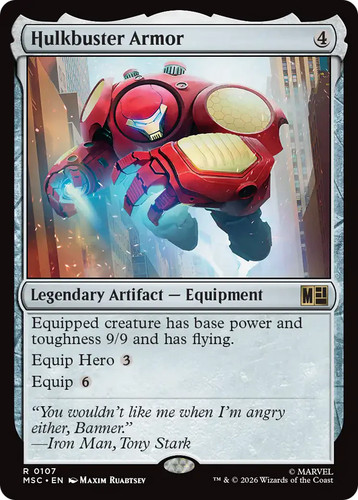 Mtg hulkbuster armor marvel - armor, [marvel