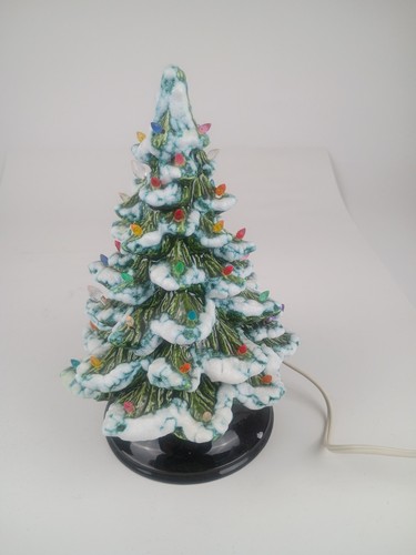 Vintage ceramic christmas tree - ceramic,