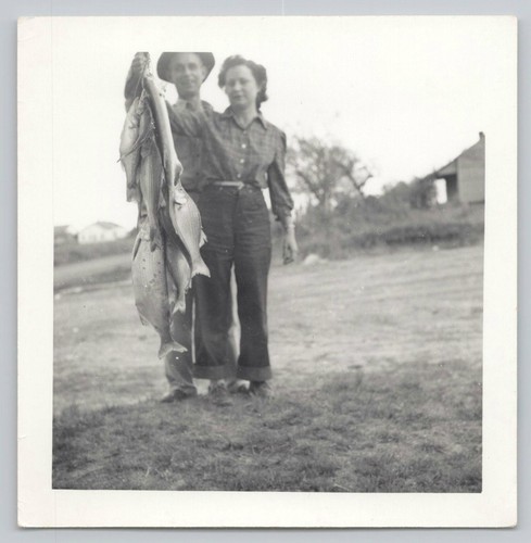 1940s happy rural - couple, man
