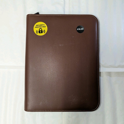 Faux leather zip around - leather, zip-around