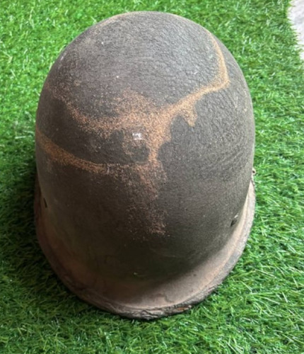 Helmet m74 vintage - india, fauj