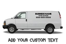 2 Custom Business Decals