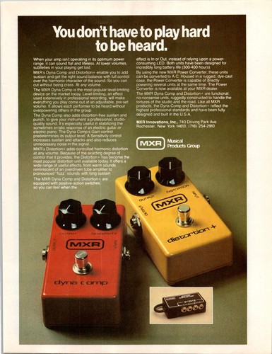 Vintage 1980 mxr - mxr, dyna